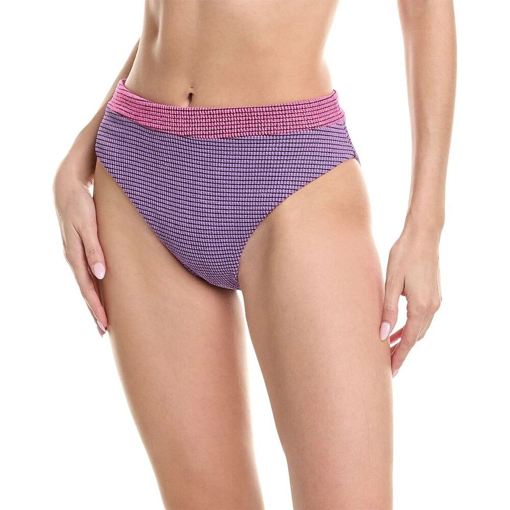 Agua Bendita Penelope Bathingsuit Bikini Bottom Purple Pink L